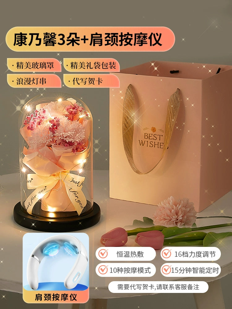 Preserved Fresh Flower Mother's Day to Give Mom Thanksgiving Birthday Gift