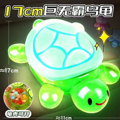 Big Mac Luminous Turtle Mini Internet Red Little Turtle Touch Toy Large All-chan Red Ornaments for Girls