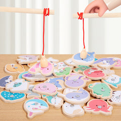 Fishing Toys for Children, Magnetic Early Education for Girls, Infants and Toddlers, Boys, One-Year-Old Educational Baby Teaching, Brain-Stimulating Toys