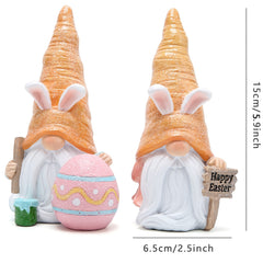 Easter Egg Rabbit Decoration Creative Home Resin Crafts