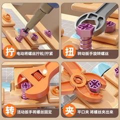 Screw Toy Kidsren's Play House Repair Tool Box Set Boy's Educational Hands-On Assembly Electric Drill Screwdriver