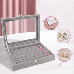 Pink Portable Princess European Style South Korea Simple Jewelry Box