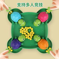 TikTok Internet Popular Children's Turtle Bean-eating Toy Parent-child Interactive Multiplayer Play Desktop Game Educational Toy