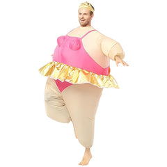 Halloween Hot-Selling Masquerade Performance Big Fat Man Funny Cute Party Atmosphere Props Ballet Inflatable Costume