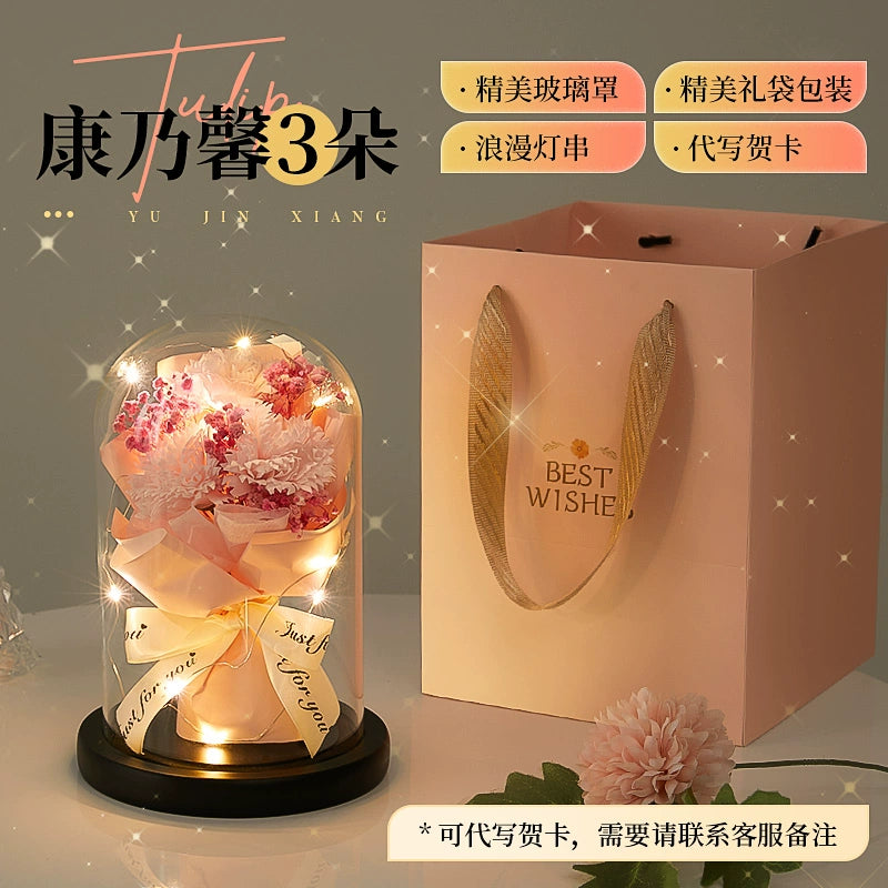 Preserved Fresh Flower Mother's Day to Give Mom Thanksgiving Birthday Gift