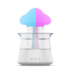 Rain Cloud Night Light humidifier with raining water drop sound and 7 color led light essential oil diffuser aromatherapy