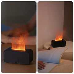 FUNLTU Kinscoter Aroma Diffuser Air Humidifier Ultrasonic Cool Mist Maker Fogger Led Essential Oil Flame Lamp Difusor