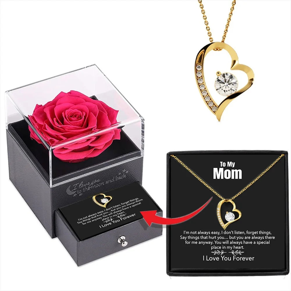 Mother's Day Jewelry Gift Box Set Necklace