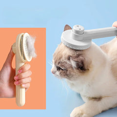 Stainless Steel Pet Hair Removal Brush Dog Hair Comb Automatic Hair Fading Cat Comb Pet Cleaning Grooming Supplies