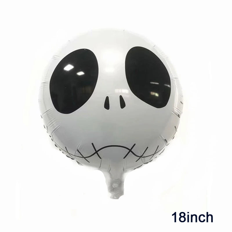 The Nightmare Before Christmas Halloween Theme Birthday Party Decoration Latex Digital Balloon Set Baby Shower Kid Boy Girl Gift