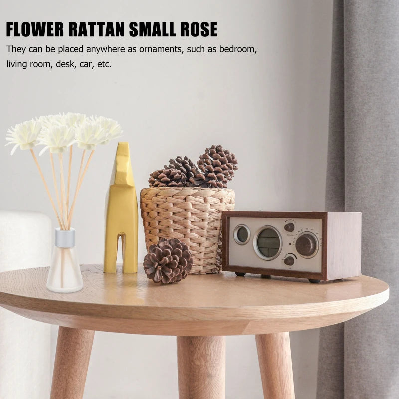 Natural Chrysanthemum Aroma Diffuser Rattan Reed Stick Reeds Straight Oil Reed Diffuser Aroma for Bathroom Office Home fragrance