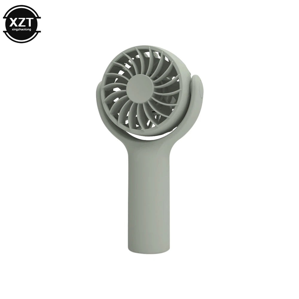 Rotatable Mini Portable Handheld Ventilador Electric Air Cooling Fan USB Rechargeable Outdoor Travel Hand Fans for Women Gifts