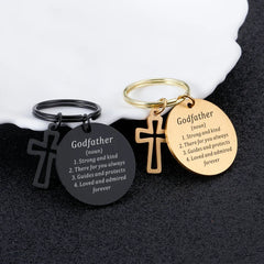 Godfather Keychain from Godchild Religious Faith