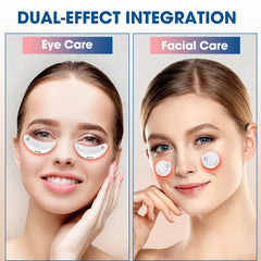 Ems Pulse Microcurrent Eye Massager Red Light Therapy Face Lifting Device Fatigue Relief Lighten Dark Circles Eye Bag Removal