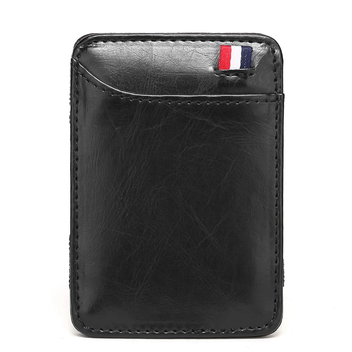 Ultra Thin Men's PU Leather Mini Small Magic Wallet Money Cash Card Holder Purse Birthday Gift for Father Boyfriend