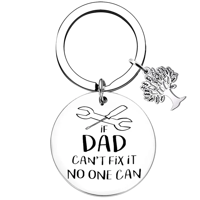 Father’s Day Gifts Dad Keychain If Dad Can’t Fix It No One Can Repair