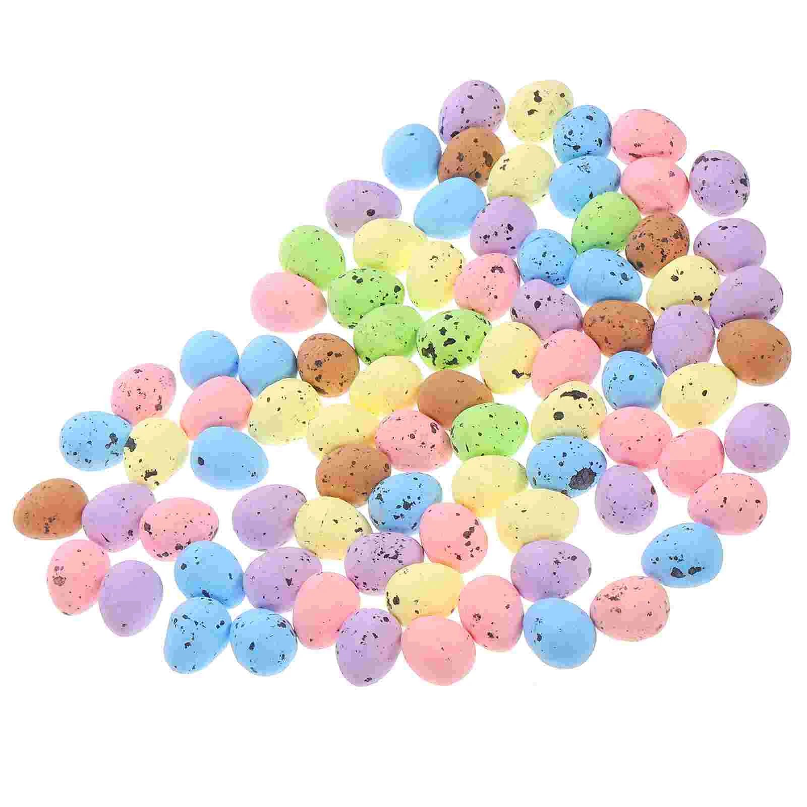 100 Pcs Foam Egg Easter Toys for Preschoolers Simulation Eggs Gift Toddlers DIY Craft