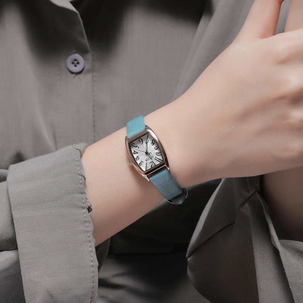 Julius Retro Classic Lady Women's Watch Japan Quartz Elegant Fashion Hours Clock Real Leather Bracelet Girl Birthday Gift Box