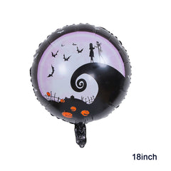 The Nightmare Before Christmas Halloween Theme Birthday Party Decoration Latex Digital Balloon Set Baby Shower Kid Boy Girl Gift