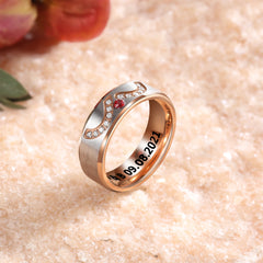 Infinity Engraved Rings for Women & Man