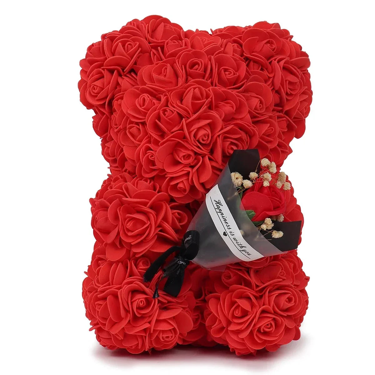 Rose Teddy Bear Mom Girlfriend Birthday Gifts Women Rose Teddy Bear Artificial Flower Anniversary Valentines Day Birthday Gift