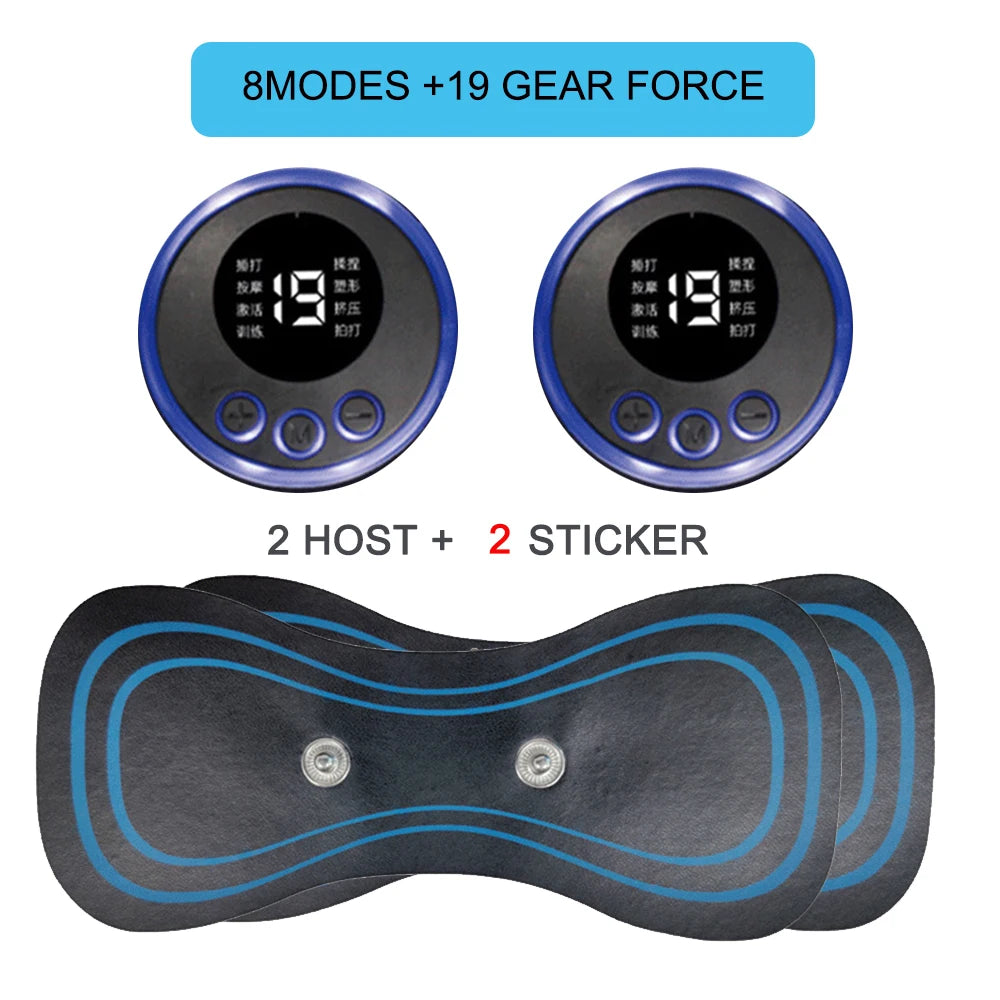 Electric Pulse Neck Massager EMS Cervical Massage For Neck Back Eletric muscle stimulator Tens electrostimulator
