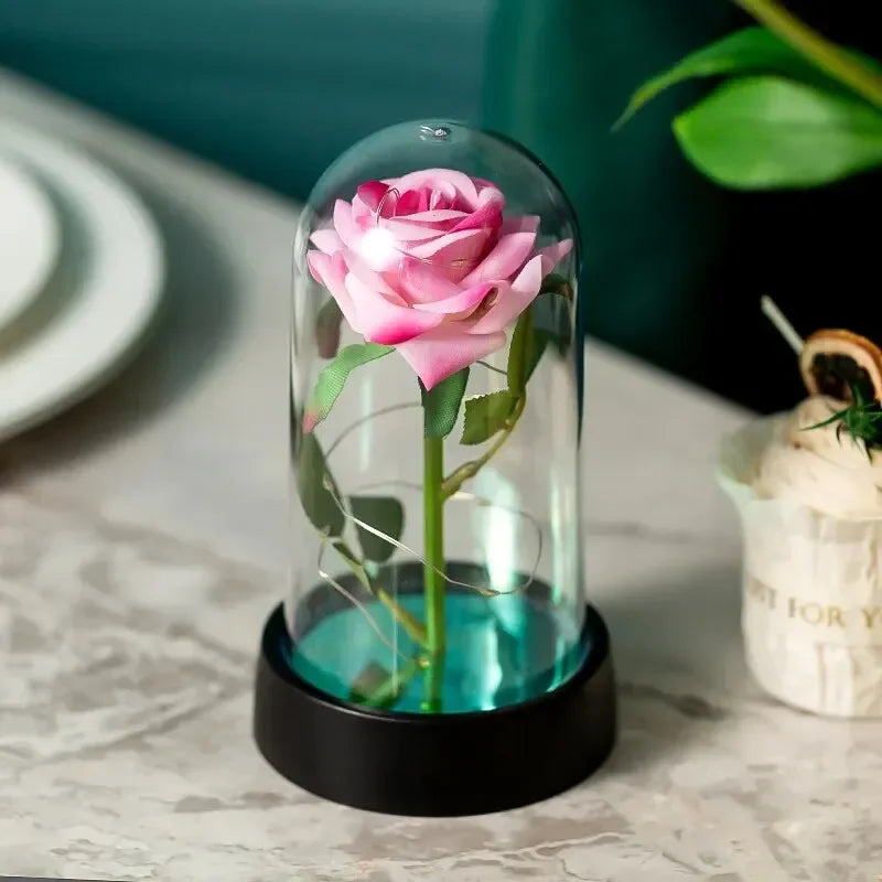 Mother Eternal Rose Flower Luminous Decoration