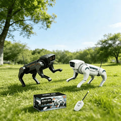 Children's remote-controlled mechanical dog machine dog cat DIY assembly combination walking mechanical dog pet toy