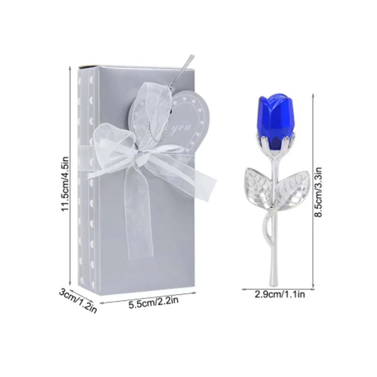 Mother's Day Gifts For Girlfriend Crystal Rose Artificial Flower Eternal Love Flowers For Anniversary Wedding Party Supplies