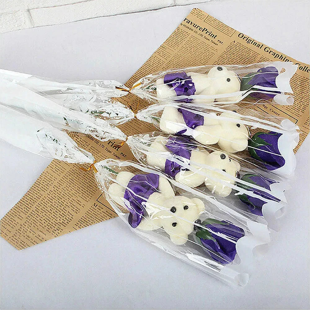 Valentines Day Gift for Boyfriend Girlfriend Flower Soap Wedding Gifts for Guests Bridesmaids Gift Mother's Day Presents