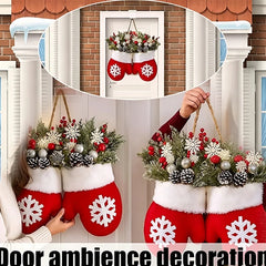 Christmas Glove Wreath,Christmas Wreath for Front Door Artificial Wreath, Christmas Wreath, Christmas Decoration, Christmas Tree