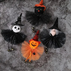 Halloween Decorations Doll Bar Decor Pumpkin Ghost Witch Pendant Scary Halloween Kids Gift Halloween Party Decoration for Home