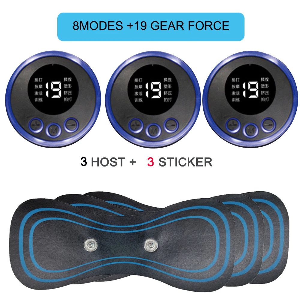 Electric Pulse Neck Massager EMS Cervical Massage For Neck Back Eletric muscle stimulator Tens electrostimulator
