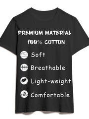 Father's Day gift for dad, men with single-sided printed design, humorous black short sleeved shirt with "love title"