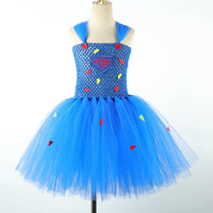 Halloween Chucky Costume for Kids Child Play Horror Killer Ghost Doll Tutu Dress Set Toddler Girls Carnival Party Fancy Dresses