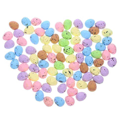 100 Pcs Foam Egg Easter Toys for Preschoolers Simulation Eggs Gift Toddlers DIY Craft