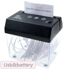New Mini Portable Usb Paper Shredder Machine Electric Cutter Strip