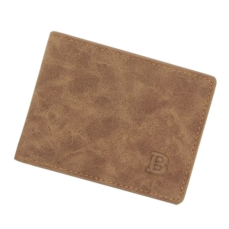High Quality Fashion Mini Men's Luxury Business Wallet Card Holder Man Purse Coin Bag Zipper Gift For Men