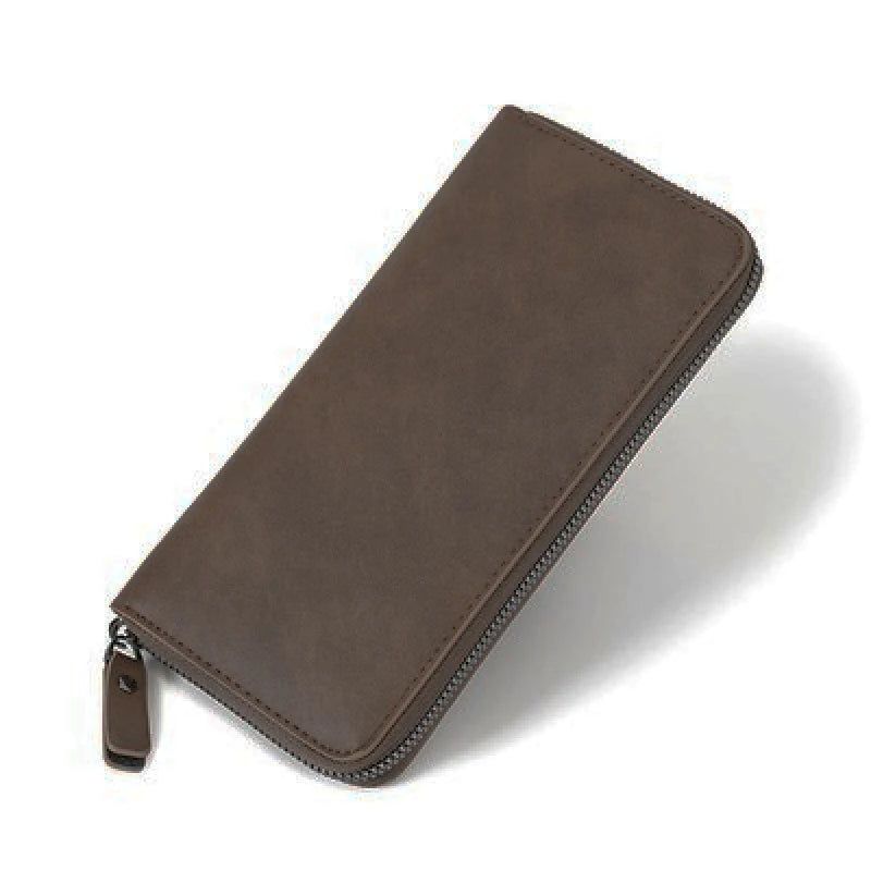 New Designer Long Men Wallet and Clutch Purse for Man Bag Luxury Brand Male Wallet Women Zipper Credit Card Holder Phone Bag