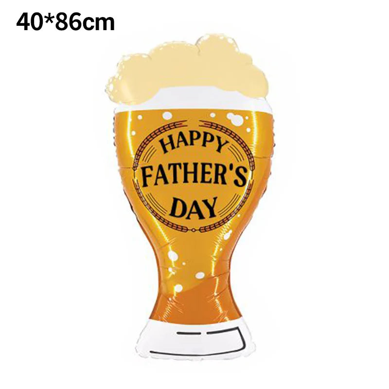 1set Large Best Dad Trophy Foil Balloons Spanish Father's Day Trophy Balloons Father's Day Party Decorations Dad Favorat Gifts