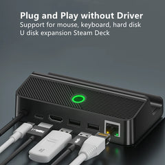 4K HDMI-Compatible Video Converter Bracket for Steam Deck TV Video