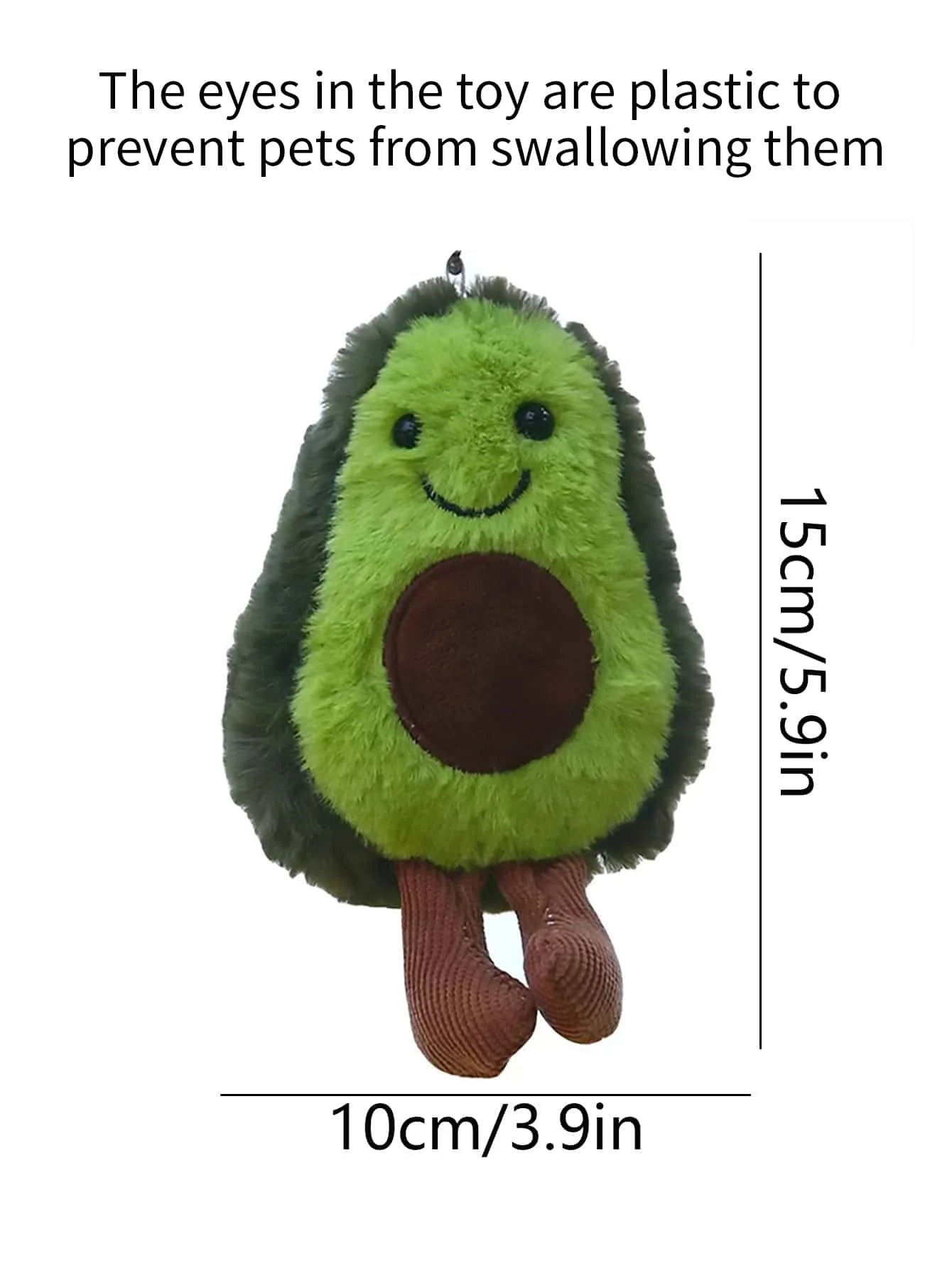 Avocado Style Squeaky Plush Toys Suitable For All Puppies And Pets Sound Toys Fun And Durable Teeth Grinding