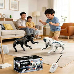 Children's remote-controlled mechanical dog machine dog cat DIY assembly combination walking mechanical dog pet toy