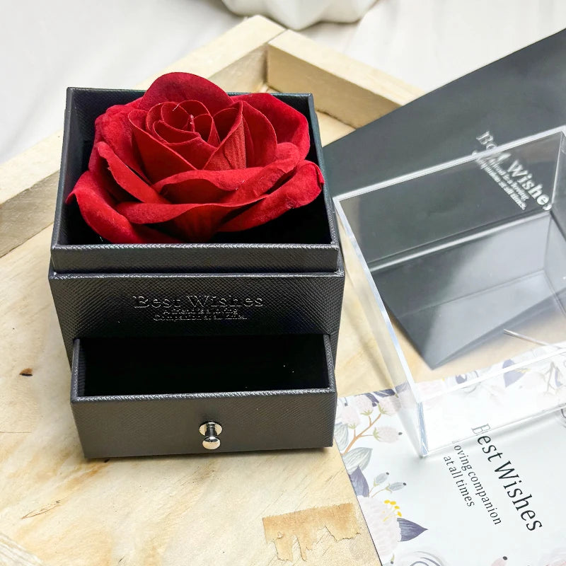 Valentine's Day Rose Gift Box Christmas Present Women's Birthday Party Favor Gift for Mom Girlfriend Bridesmaid Gift