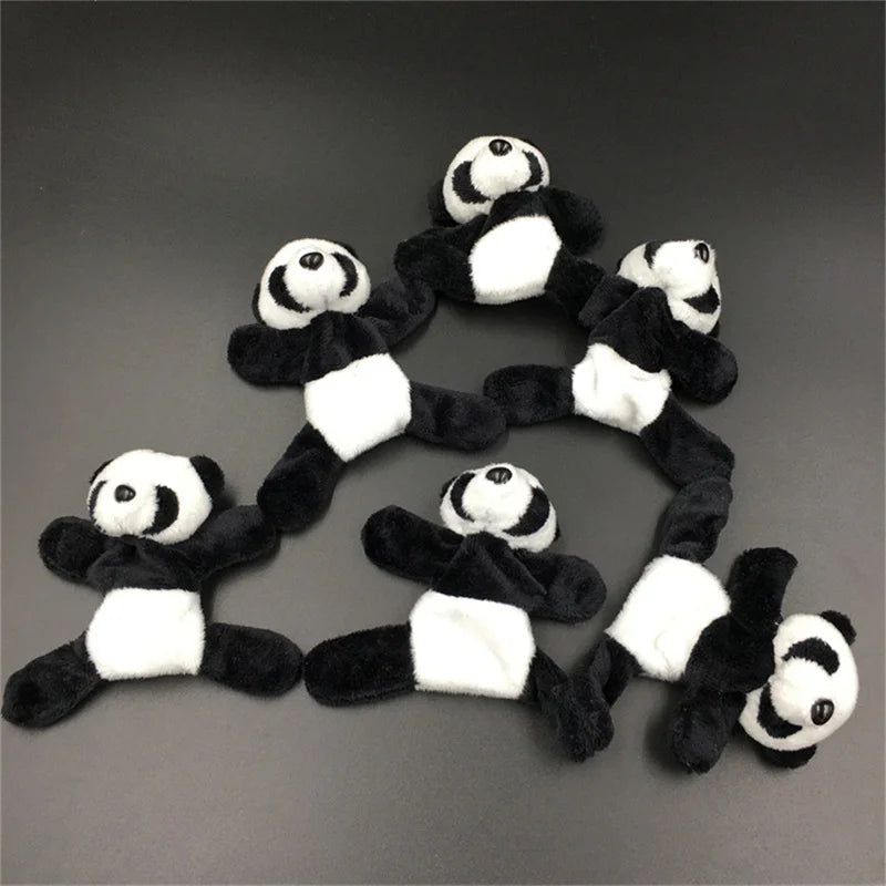 Cute Soft Plush Panda Fridge Magnet Refrigerator Sticker Animal Cartoon Wall Stickers Kids Toys Souvenir Gifts Home Decoration