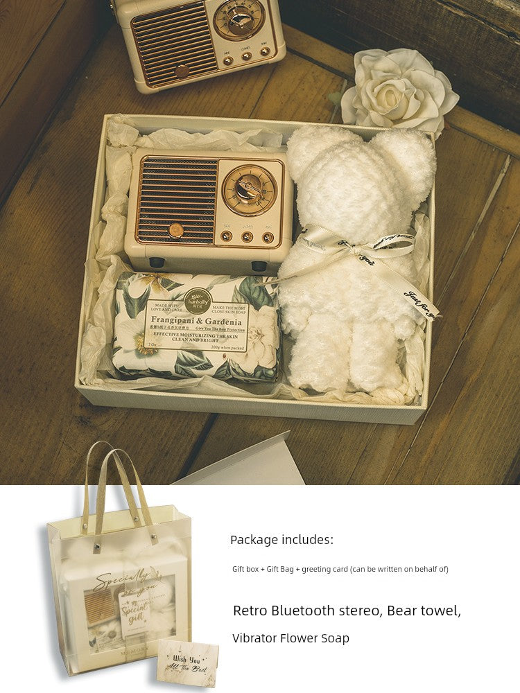 Mother's gift box Bluetooth Retro Stereo