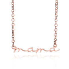 Mother's Day small Letter mama Pendant Necklace