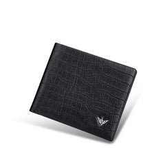 Slim Leather Wallet for Men Minimalist Front Pocket Thin Stylish with ID Window