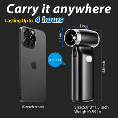 Electric Air Duster Blower Fan 110000RPM PC Duster Keyboard Mini Turbo Fan