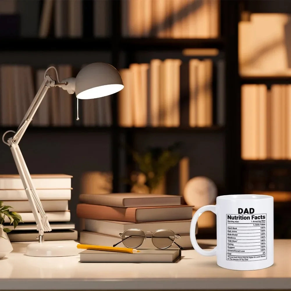 Dad Nutritional Facts Coffee Mug